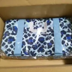 ワールドペガサス 3WAY バッグ ブルーレオパード ワッペ