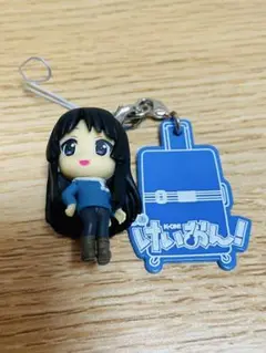 けいおん　秋山澪　ストラップ　キーホルダー