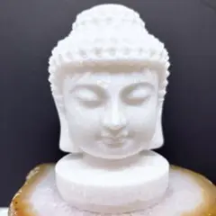 【天然石】アラバスター 大仏様 置物