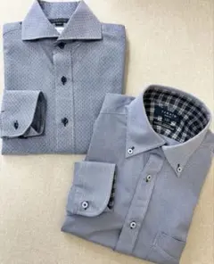 ☆ TAKAQ タカキュー 　ノンアイロン　長袖ワイシャツ S