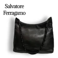 【高級】 Ferragamo フェラガモ イタリア製 ワンショルダー