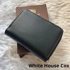 【新品未使用】ホワイトハウスコックス 折財布 ブラック グッドウッドレザー