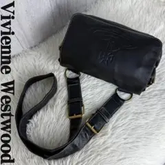 人気♡デカロゴ♡ヴィヴィアンウエストウッド オーブ レザー ショルダーバッグ