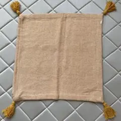 バリで購入♡ タッセル付き クッションカバー