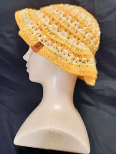 kelp Bucket Hat バケットハット手編み　小さめ