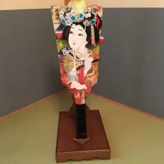 羽子板 道成寺 御押絵羽子板飾 台座付き