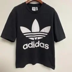 adidas アディダス ブラック ビッグTシャツ M ユニセックス