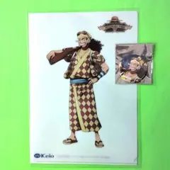 ワンピース　ONEPIECE　ウソップ　缶バッジ　クリアファイル