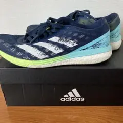 adidas adizero boston 9 m ネイビー 23.5cm