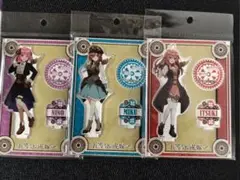 五等分の花嫁　スチームパンク　アクリルスタンド　中野二乃　三玖　五月　セット