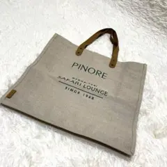 PINORE ノベルティト－トバッグ 【未使用・麻素材】