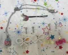 カバヤ ジュエルボックス イヤリング ネックレス ヘアピン セット