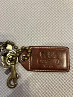 COACH レザー キーホルダー ブラウン