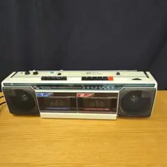 朝日電機　fair mate ラジオ　カセット　レコーダー　CR-390 Fair Mate CR-390 videotest boomboxu - YouTube