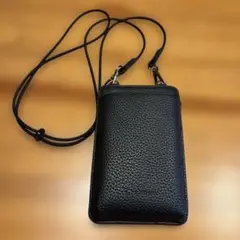 Phiten、スマホショルダー、黒