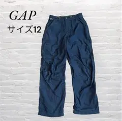 【ギャップ】GAPネイビーカーゴパンツレディース　アウトドア　キャンプサイズ12