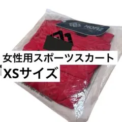 スポーツスカート テニス ヨガ ランニング XSサイズ レッド アウトドア 登山