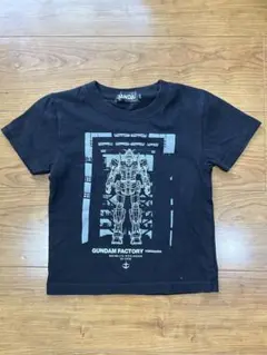 BANDAI GUNDAM FACTORY Tシャツ 110サイズ ブラック