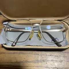 ダンヒル ゴールドメタルラウンド型メガネ