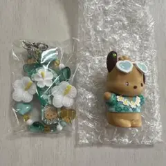 サンリオ　トコナツ　シークレットマスコット　ストラップ　ポチャッコ　日焼け