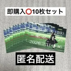 渡辺直美 in東京ドーム 2026.2.11 シール ステッカー 10枚