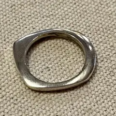 存在感あるシルバーデザインリング #9号 made in itary 新品未使用