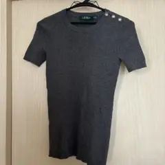 Lauren Ralph Lauren XS グレー 半袖ニット