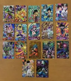 ドラゴンボールヒーローズカード17枚セット