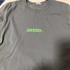 Jesso プリントTシャツ Lサイズ オリーブグリーン