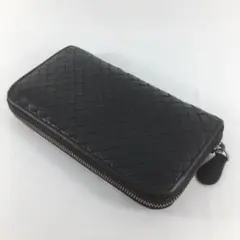 ★美品! ボッテガヴェネタ ラウンドファスナー ダークブラウン 長財布 ★