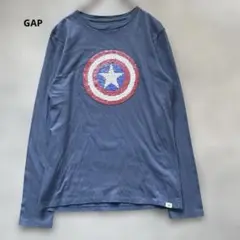 GAPKIDS MARVEL キャプテンアメリカ 長袖カットソー