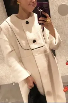 yori ヨリ もこもこロングジレ 22aw