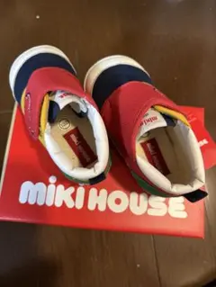 Miki House 美品カラフルファーストベビーシューズ13