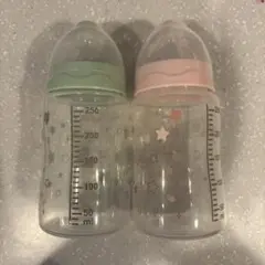 西松屋Smart Angel 哺乳瓶 2本セット 広口タイプ 250ml