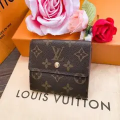 【美品】ルイヴィトン モノグラム ポルトフォイユ カルトクレディ 三つ折り財布