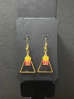 フライドポテトモチーフ フックピアス　高橋文哉　イメージ