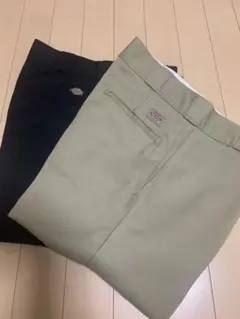 Dickies874ブラック&カーキ2本