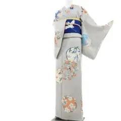 アンティーク“ふわりふわり、花咲き、実るシャボン玉♪“”着物 い-19