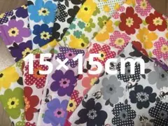 はぎれ 生地 花柄　北欧　パッチワーク カットクロス