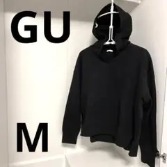 GU 長袖　パーカー　黒　Mサイズ