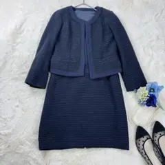 LAUTREAMONT　ツイード　ノーカラージャケット　ワンピース　２点セット