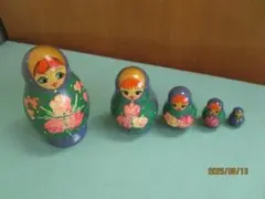 ロシア製　５ピース　マトリョーシカ