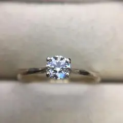 天然ダイヤ　0.356ct 鑑定書付き