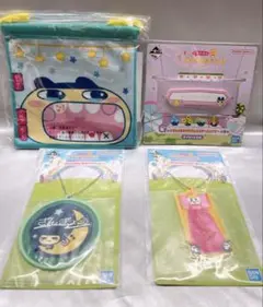 たまごっち　一番くじ　ラバーチャーム　ステーショナリー　巾着これくしょん