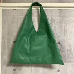 トートバッグ 推し活 グリーン 緑色 合成皮革