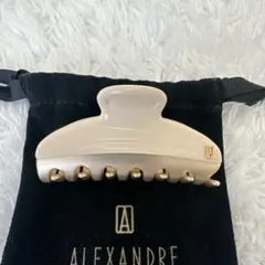 美品✨アレクサンドル ドゥ パリ　クリップ　パステルイエロー