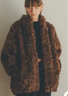 クラネ CURL FUR SHORT COAT