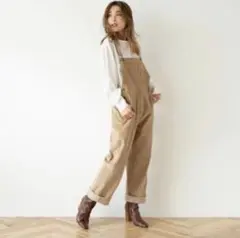 【美品】SeaRoomlynn シールームリン コーデュロイサロペット