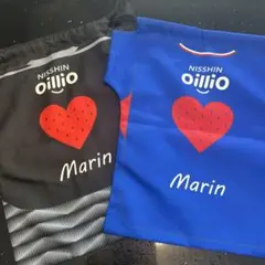 横浜Ｆマリノス　マリンちゃん　巾着　2セット