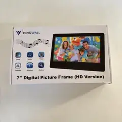 TENSWALL 7.0インチ デジタルフォトフレーム HD version 黒